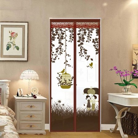 Et sæt (presset paraplyfuglebur kaffe, ca. 90*210cm) Magne