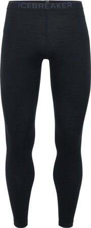 Icebreaker Oasis -miesten kerrastohousut, Black/Monsoon