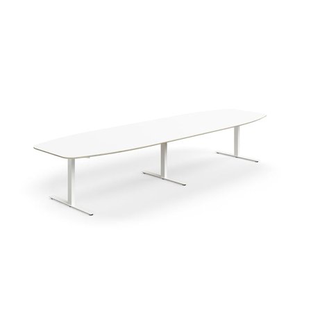 Conference table NOVUS, 4000x1200 mm, white