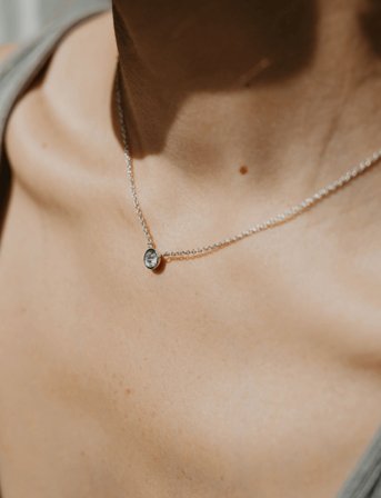 Marmara Sterling Silver Single Necklace - Silver - ONE SIZE 42 cm