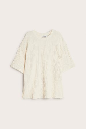Kappahl | Topp med struktur | Offwhite