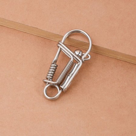 Nyckelring i mässing Birdie-nyckelring 4 4