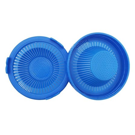 2st Sprutande Sil Lock Planteringsskärm Lock BLÅ