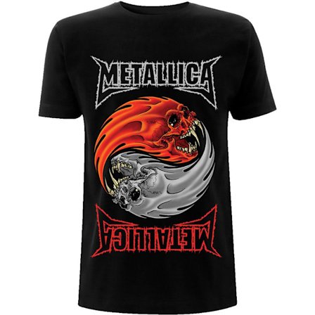 Metallica Unisex Adult Yin Yang T-Shirt XL Svart