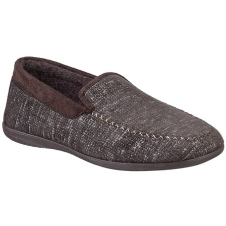 Cotswold Stanley Moc Toe Full Slipper 9 UK Brun