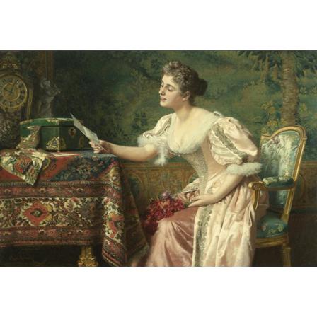 The Letter, 1896, Wladyslaw Czachórski Brun