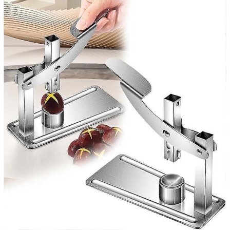 Kastanje Klippeværktøj - Kastanjeåbner, Kastanjeklipper, Rustfrit Stål Kastanje Clip Åbner