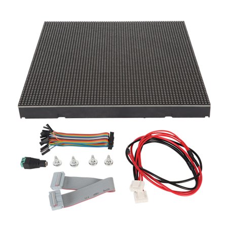 LED Matrix Panel 64x64 Pixels 2,5 mm Pitch 4096 Individuelle RGB LED'er Justerbar Lysstyrke Fuld Farve LED Matrix Display