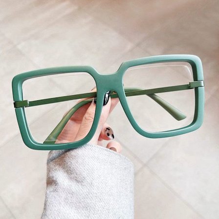 Anti-Blue Light Glasses Ylisuuret silmälasit VIHREÄ