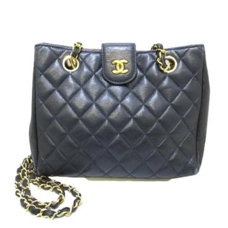 Chanel Vintage, Pre-owned Leather chanel-bags Zwart, Dames, Maat:ONE Size