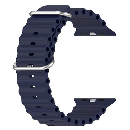 Ocean rem til Apple Watch rem 49 mm 45 mm 44 mm 40 mm 41 mm 42 mm 38 mm silikone Correa armbånd [DB]