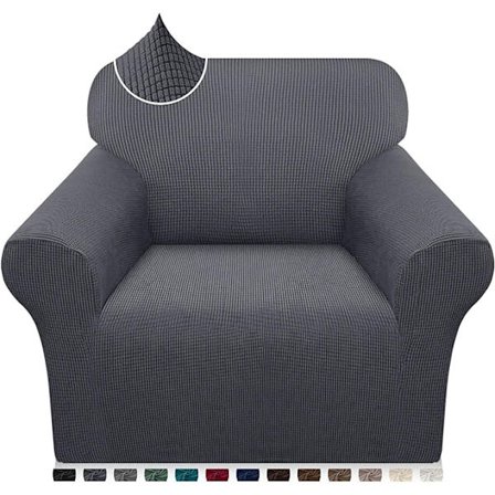 High Stretch Sofföverdrag 1-sits Ultra Mjuka Snygga Sofföverdrag