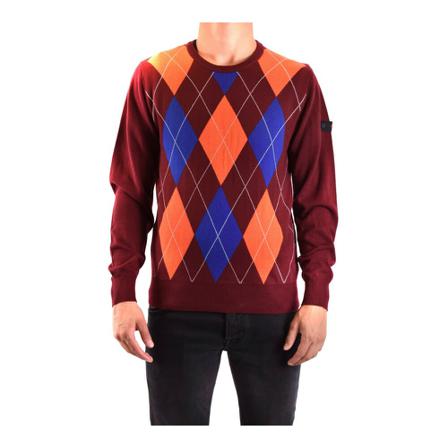 Peuterey, Knitwear Czerwony, Mężczyzna, Rozmiar: M