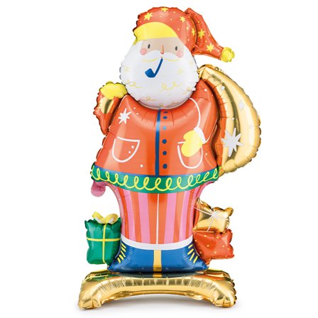 Juletomte Stående Folieballong 106 cm