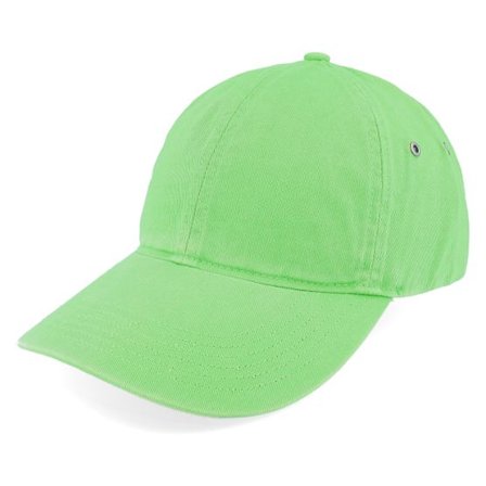 Richardson - Grön unconstructed Keps - 330 Solid Lime Dad Cap @ Hatstore