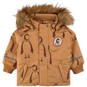 Mini Rodini Penguin K2 Printed Winter Jacket Beige 80/86 cm - Coats and jackets - 80/86 cm - Beige