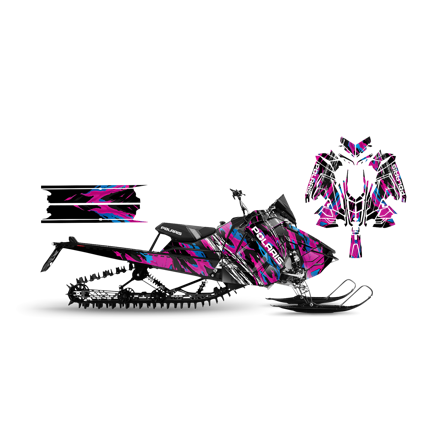 Dekalkit SweTown Fire Emblem - Polaris Axys 800 SKS 146 2018-2020