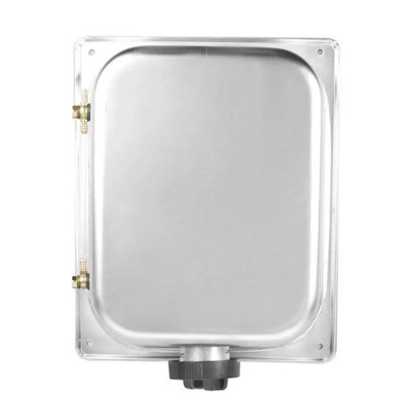 Ruostumattomasta teräksestä valmistettu polttoainesäiliö 7L Tiiviisti suljettu paksuuntunut bensiinikanisteri lämmönkestävä kestävä turvasäiliö