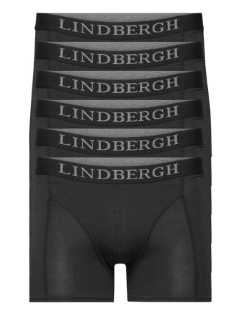 Bamboo Boxers 6-Pack Black Lindbergh