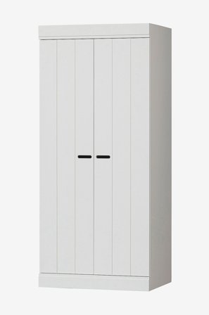WOOOD - Garderobe med to dører Connect hvit [FSC] - Hvit - Garderobeskap & klesskap - Fra Homeroom