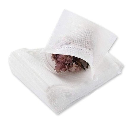 100-pack filterpapper för löst te, 9x10 cm tepåsar för löst te