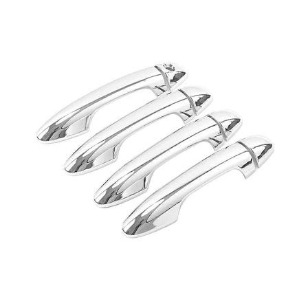 Bil Krom Dørhåndtag Dæksel Trim Bilsæt Styling Tilbehør til 2015-2019