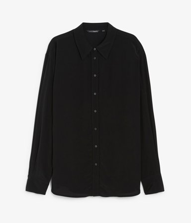 Kappahl | Oversize skjorta Svart 38 | Svart