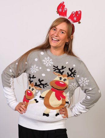 Happy Seasons The Cute Christmas Jumper - Multi/patterned - XXL