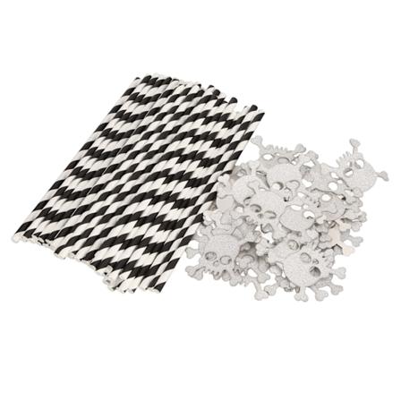 50 kpl Halloween-luurankopilliä, koristeellisia hopeisia luurankopillejä juhliin, kummitustaloihin, karnevaaleihin [HK]