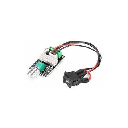 Hastighetsregulator för 12-voltsmotor, DC-motorregulator, DC 6V