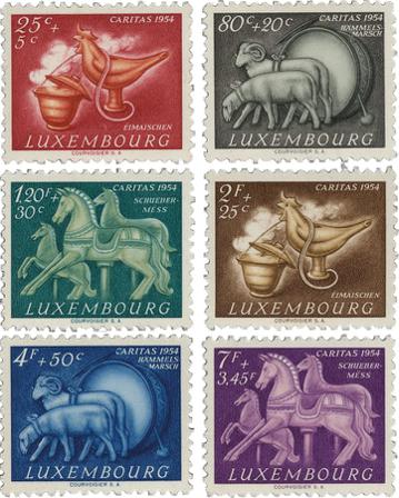 Luxembourg 1954 - Postfrisk - MICHEL 525-30