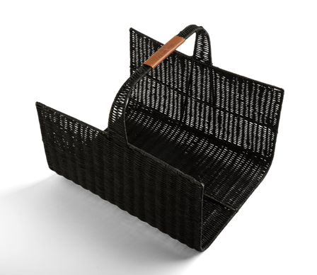 Lexington Vedkurv Rotting Sort 43x33x37