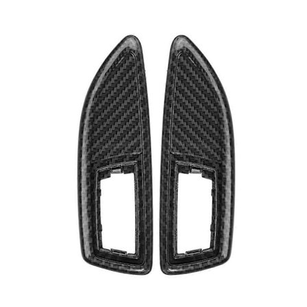 Bil Kolfiber Sidolampskydd Sidoljusskydd för Corsa D/ VXR H/J Zaf B Corsa E
