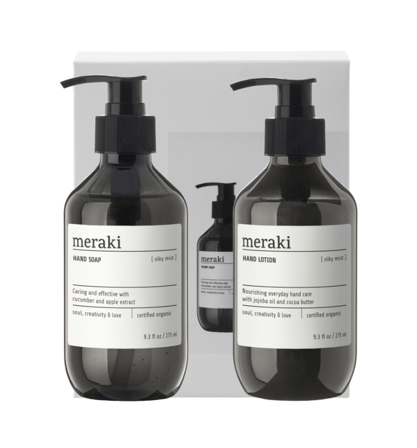 MERAKI Gavesett Silky Mist Håndsåpe+Håndkrem