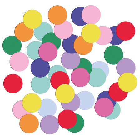 Konfetti Dots Flerfärgad 300-pack