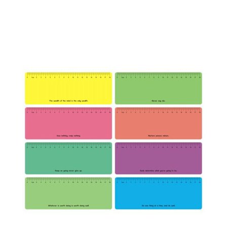 8 stk Bogmærke Vejledningskort Guidet læsestang D D