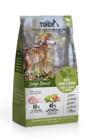 Tundra Big Wolf Mountain 11,34kg Kalkun og Sild - Tørrfôr til hund