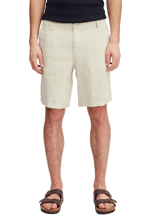 Casual Friday CFPANDRUP 100% linen shorts Short Herr Grå L