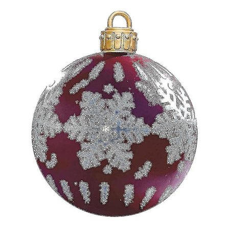 Julkula i Uppblåsbar PVC, Jätte Stor Uppblåsbar Julkula