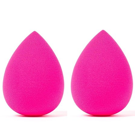 Beauty Makeup Sponge - Rosa äggformad foundation makeup blender svamp, makeup applikator, kosmetiska blenders, våt torr beauty svamp-26(2pcs)