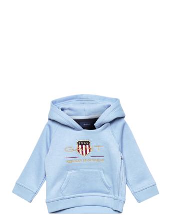 Archive Shield Hoodie Hettegenser Genser Blå GANT
