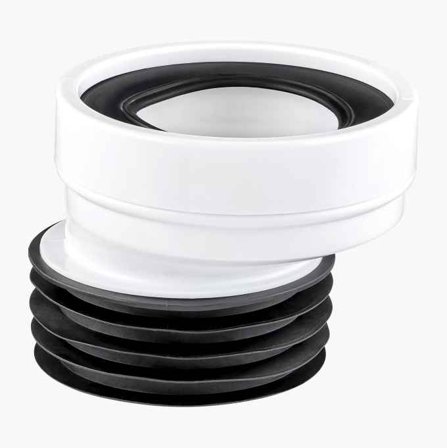 WC-anslutning förskjutning 20 mm - Biltema