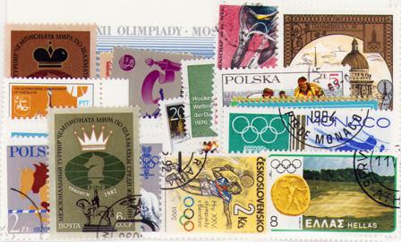 Sport - Frimærkepakke - Stemplet
