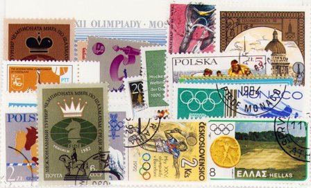 Sport - Frimærkepakke - Stemplet