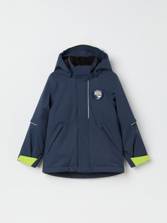 Polarn O. Pyret - Waterproof padded ski jacket - 98 - Childrenswear - blue