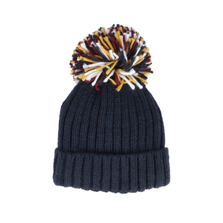 Beechfield - Blå pom Beanie - Hygge Beanie French Navy Pom @ Hatstore