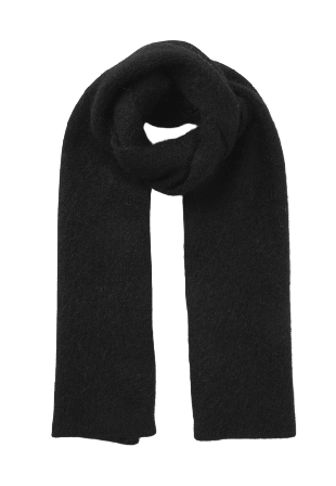 Wera Halsduk i ull- och mohairmix BARBRO Halsdukar & scarves Svart ONESIZE