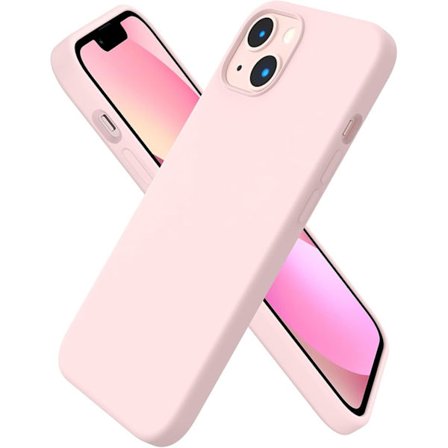 iPhone 13 Cover, Flydende Silikone Cover til 6,1 Tommer iPhone 13, Ultratyndt Cover, Fuld Dækning Stødsikkert Beskyttende Blødt Cover