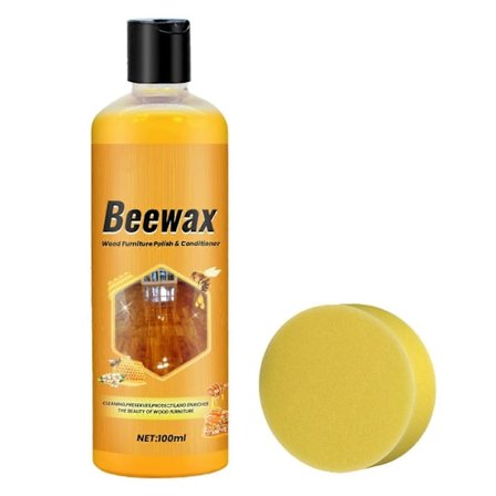 100ml Bivoks Spray Møbelpolish Rengjøring Naturlig Bivoks Spray Bivoks Finish Forbedrer for Gjenopprett Glans Forleng Møbelliv