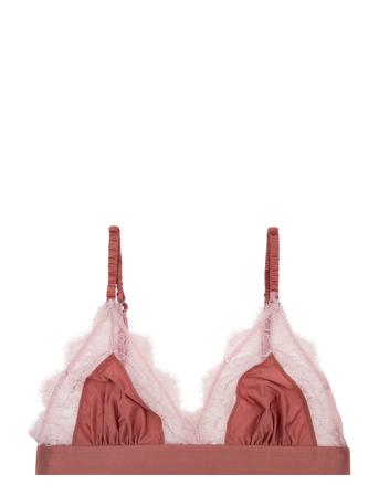 Love Lace Lingerie Bras & Tops Soft Bras Triangle Bras Rosa Love Stories